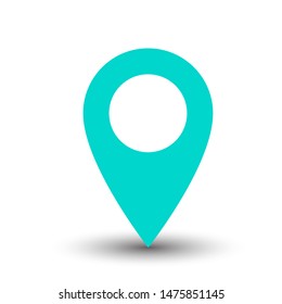 Map pins sign location icon 