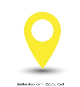Map pins sign location icon 