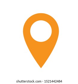 Map pins sign location icon 