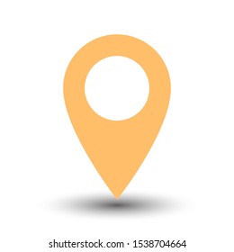Map pins sign location icon 