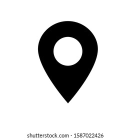 Map pins sign location icon 