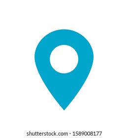 Map pins sign location icon 