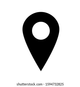 Map pins sign location icon 