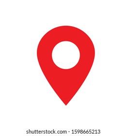 Map pins sign location icon 