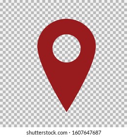 Map pins sign location icon 