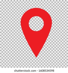 Map pins sign location icon 