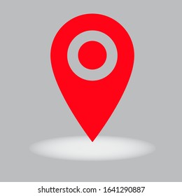 Map pins sign location icon 