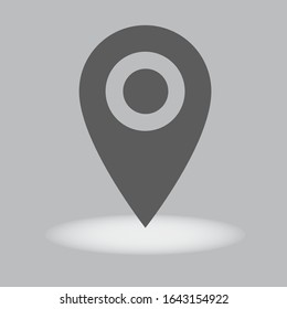 Map pins sign location icon 