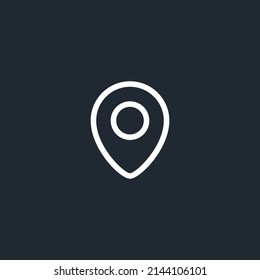 Map pins sign location icon with.
