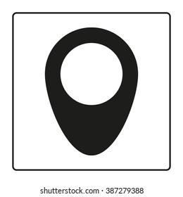 map pins sign location icon