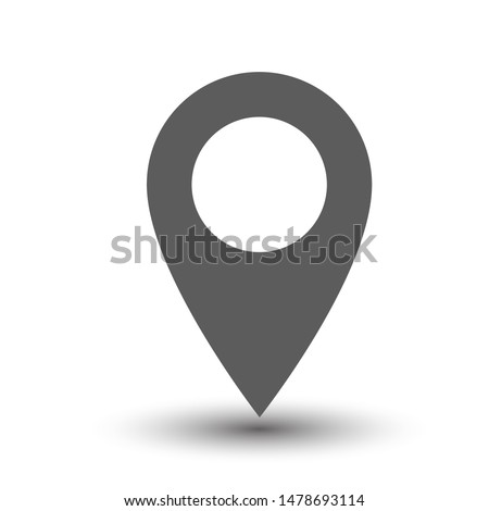 Map pins sign location icon