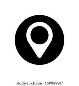 Map placeholder outline icon isolated. Symbol, logo illustration for mobile concept and web design.