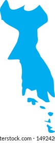 map of plaquemines County in louisiana