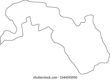 Map Plateau Central Region Burkina Faso Stock Vector (Royalty Free ...