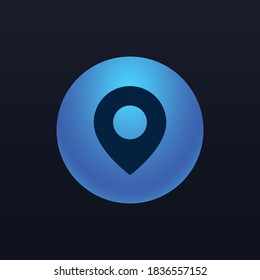 Map Point - App Icon Button