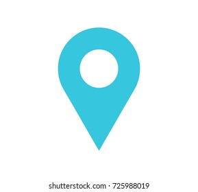 Map point icon design. Vector illustration.