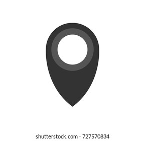 Map point icon design. Vector illustration.