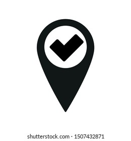 map point icon. GPS icon