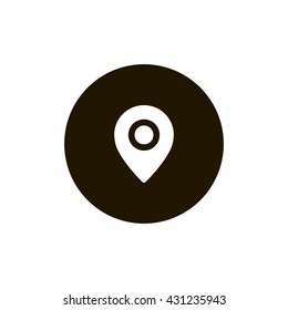 map point icon. map point sign