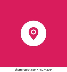 map point icon. map point sign