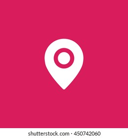 map point icon. map point sign