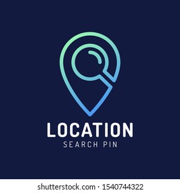 Map Point Location Logo. City locator design vector template. Pin maps symbol vector . Gps icon design vector. Simple clean design. Geo point navigation logotype