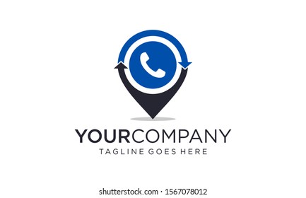 Map point for logo designs vector