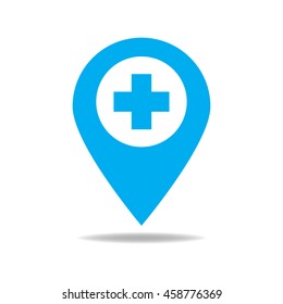 Map point Medical Icon