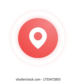 Punto de mapa - Icono moderno (Pictograma)