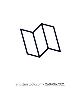 Map Point Search Location Icon Vector Template