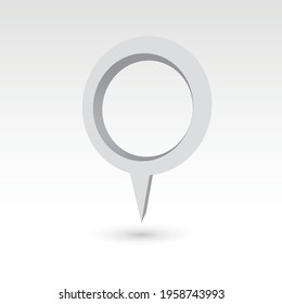 Map pointer - 3D vector object
