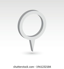 Map pointer - 3D vector object