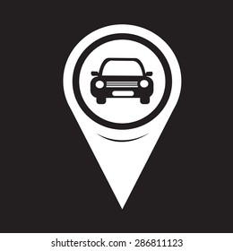 Map Pointer Car Icon
