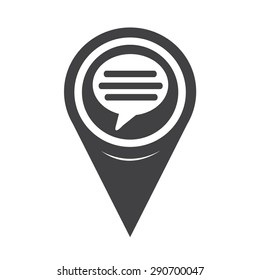 Map Pointer Comment Icon