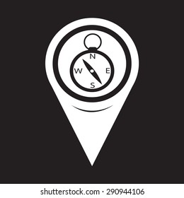 Map Pointer Compass Icon