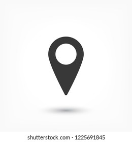 Map pointer flat icon. Vector  Eps 10 