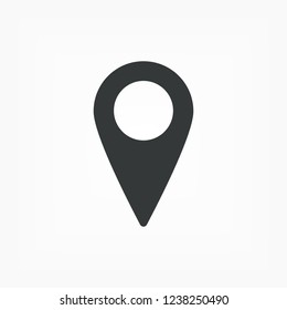 Map pointer flat icon. Vector  Eps 10 