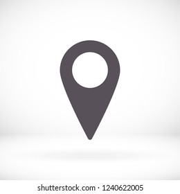 Map pointer flat icon. Vector  Eps 10 