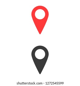 Map pointer flat icon. Vector  Eps 10 