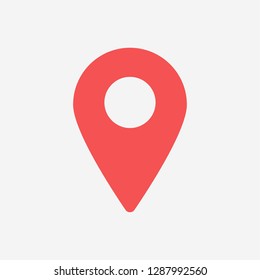 Map pointer flat icon. Vector  Eps 10 