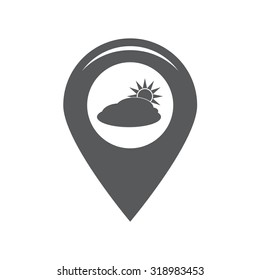 Map pointer flat icon. Vector Eps 10