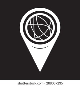 Map Pointer Global Social Network Icon