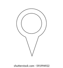 map pointer gps icon