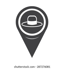 Map Pointer Hat Icon