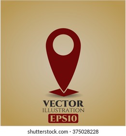 Map Pointer high quality icon