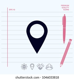 Map pointer icon