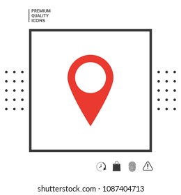 Map pointer icon