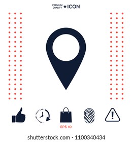 Map pointer icon