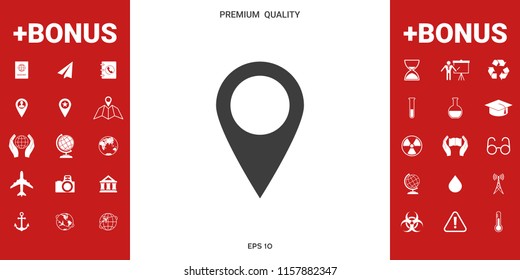 Map pointer icon