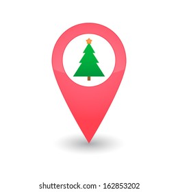 Map pointer with icon
